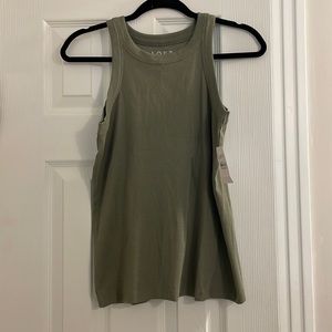 NWT Loft green tank